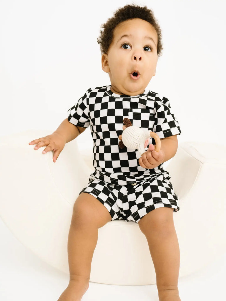 Black Checkered Set