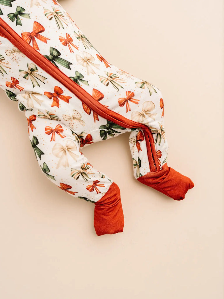 Holiday Bows Bamboo Sleeper