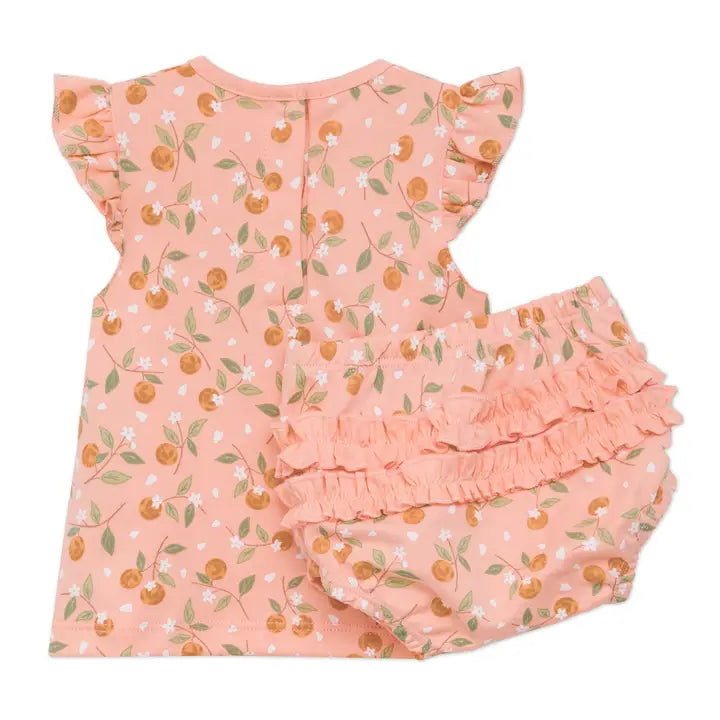 Orange Blossom Diaper Set