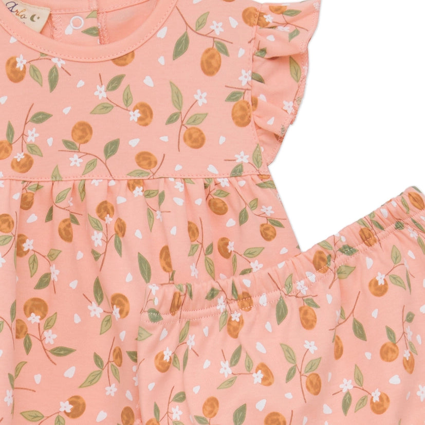 Orange Blossom Diaper Set