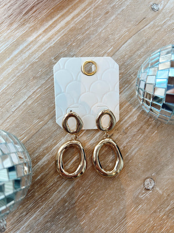 Foiled Statement Earrings