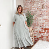 Run to the Market Dress in Olive