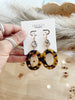 Teardrop & Oval Dangle Earrings