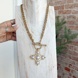 Double Chains Pearl Cross