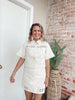 Ivory Buttons Set- Skirt