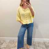Butter Yellow Cardigan