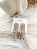 Pearl Centered Fringe Earrings