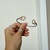 Water Resistant Horse Bit Bracelet- Two Toned