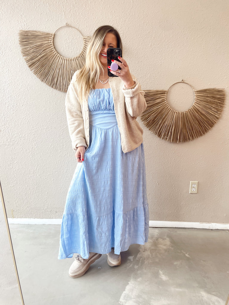 Baby Blue Maxi Dress