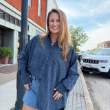 Campfire Top in Navy
