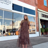 Fiercely Feminine Leopard Maxi Dress