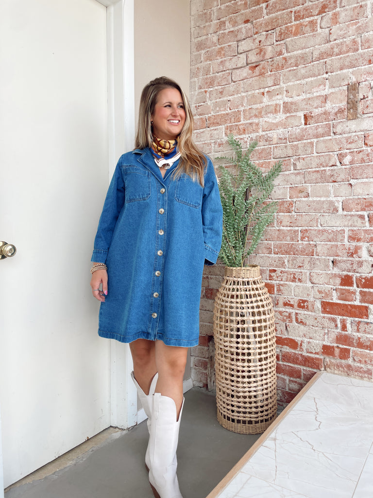 Blue Jean Baby Dress
