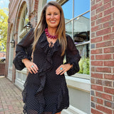 Midnight Dot Dress