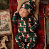 Country Christmas Retrievers Footies