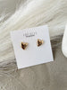 Gold Heart Studs