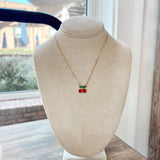 Cherry Pendant Necklace