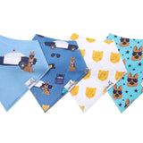 4 Pack Baby Bandana Bibs - Police Officer