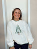 Christmas Tree Stitched Sweater