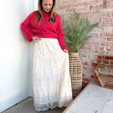 Lace Serenade Maxi Skirt