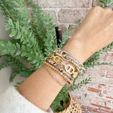 Water Resistant Stretchy Chain Bracelet