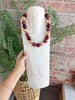Perfect for a Party Necklace in Wine