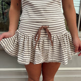 Cappuccino Striped Set- Bottoms