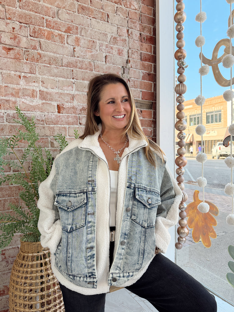 Teddy and Denim Jacket