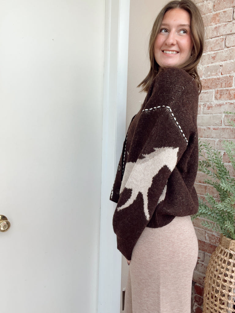 Yeehaw Horse Cardigan