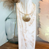 Textured Shell Wire Choker