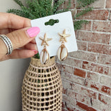 Star and Shell Earrings