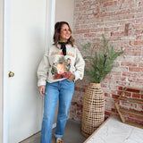 High Rise Cuff Boyfriend Jeans