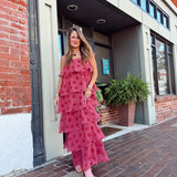 Maroon Maxi Dress