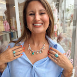 Sealife Shell & Multi Charm Necklace
