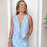 Blue Bonnet Set- Top