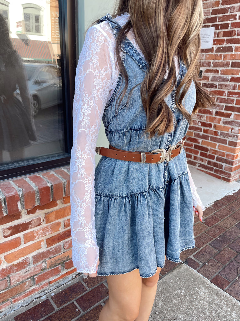 Denim Darling Romper