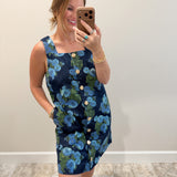 Denim Florals in Blue