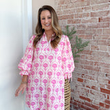 Pink Peony Dress