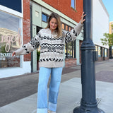 Super High Rise Cuffed Baggy Straight Jeans