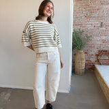 Neutral Nelly Barrel Jeans