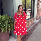 Gameday Polka Dot Dress