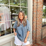 Nantucket White Denim Shorts