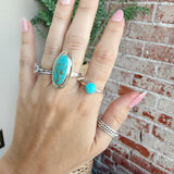 925 Sterling Silver Turquoise Statement Ring 1