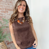 All Business Peplum Tank
