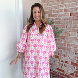 Pink Peony Dress