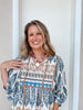 Cheetah Cross Scarf Necklace