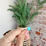 925 Sterling Silver Turquoise Statement Ring 9