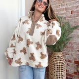 Teddy Bear Quarter Zip Jacket
