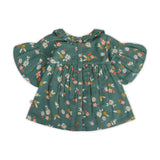 Winter Floral Baby Dress & Bloomers