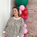 Tie a Bow on Leopard Set- Top