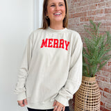 Merry Sweatshirt in Cream